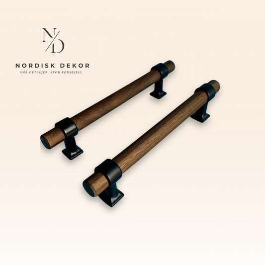 Fjell Håndtak – Valnøtt 128 mm 1stk
